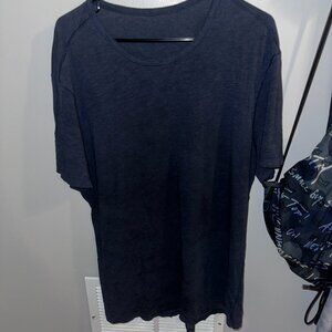 Lululemon 5 Year Basic T-Shirt Navy Blue - Men's Extra Large